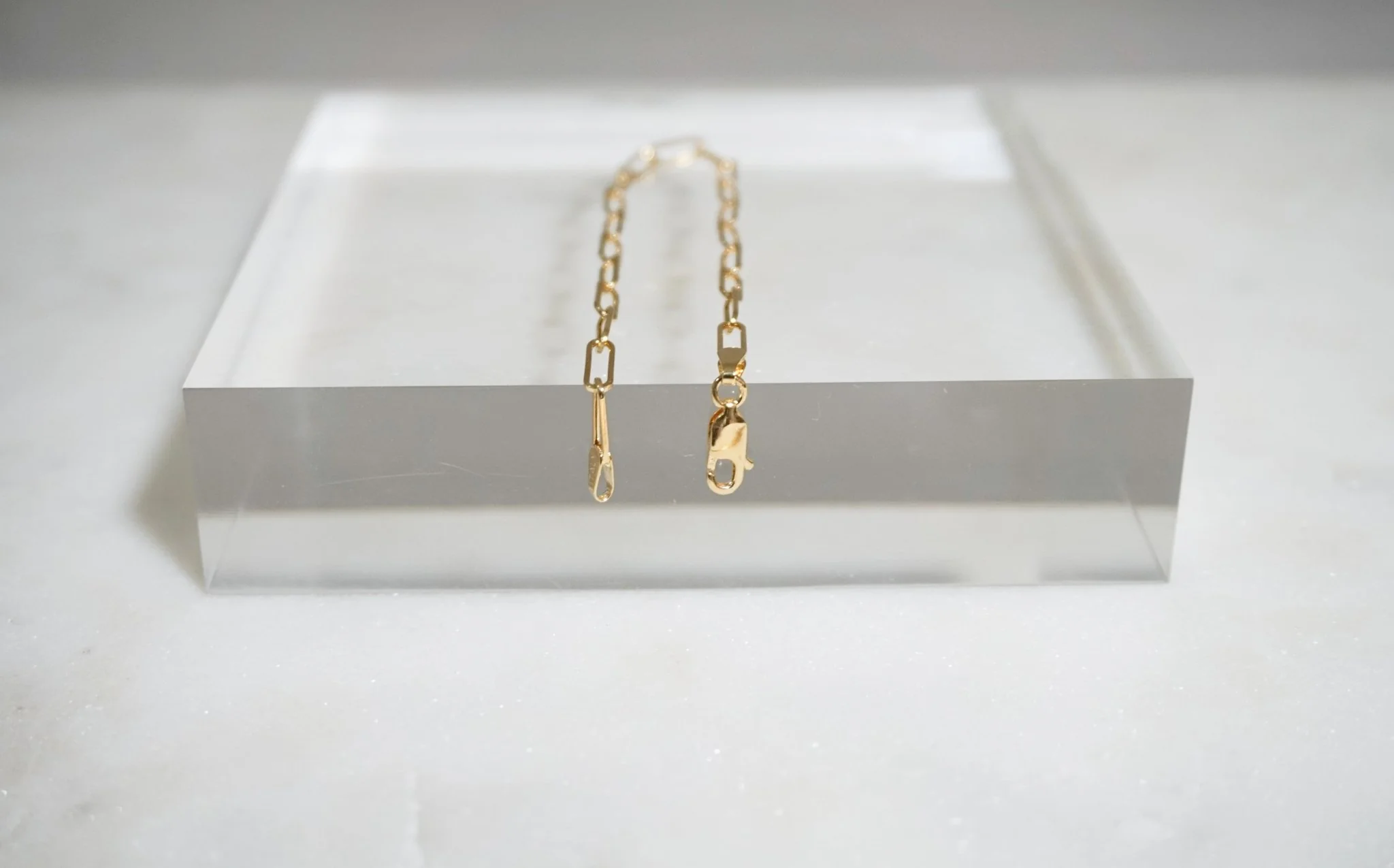 14K Paperclip XS Link Bracelet - Image 5